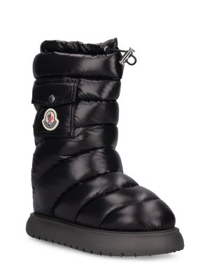 Найлонови зимни обувки за сняг с джобове Moncler черно
