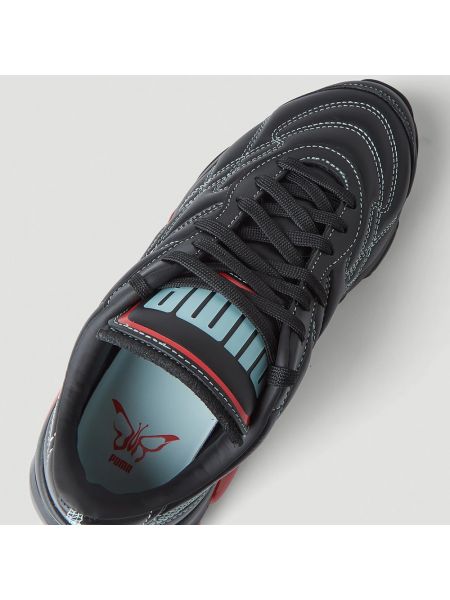 Sneakersy skórzane Puma czarne