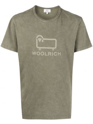 T-shirt Woolrich grön