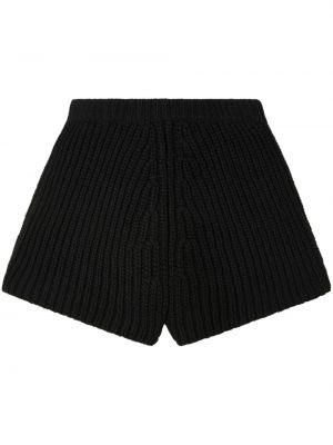 Shorts en coton Alanui noir