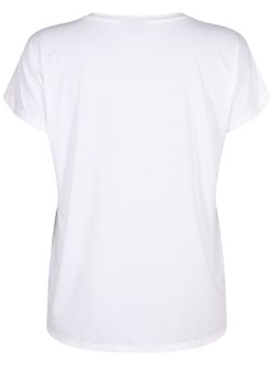 Camicia in maglia Active By Zizzi bianco