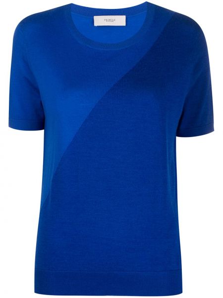 Camiseta asimétrica Pringle Of Scotland azul