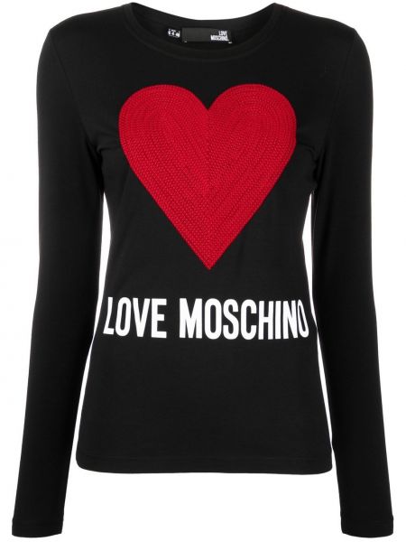 Camicia Love Moschino, nero