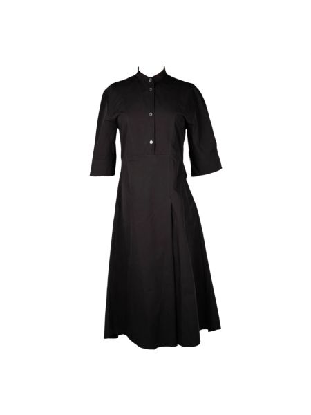 Czarna sukienka midi bawełniana Studio Nicholson