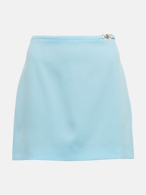 Vilnonis mini sijonas Versace mėlyna