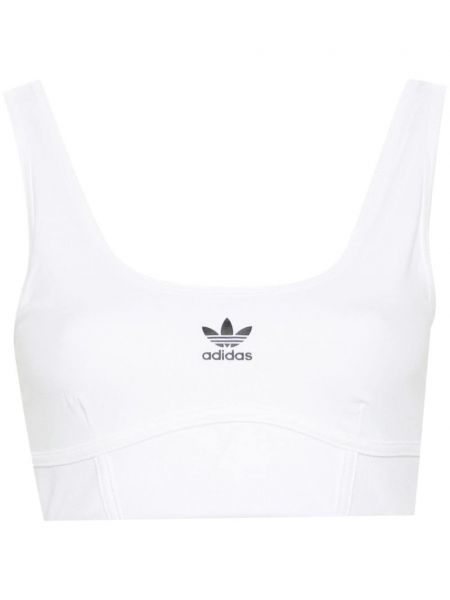 Læder sporty bh med broderier Adidas