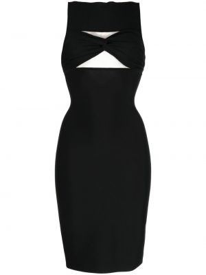 Puzdrové šaty Herve L. Leroux čierna