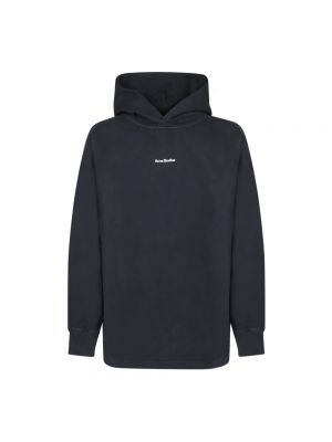 Jersey hoodie aus baumwoll Acne Studios schwarz