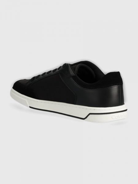 Csipkés fűzős sneakers Calvin Klein fekete