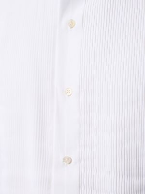 Slim fit priliehavá košeľa Tom Ford biela