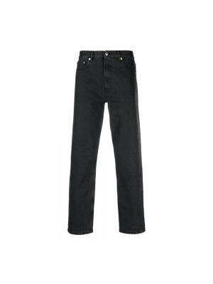 Straight jeans mit geknöpfter A.p.c. schwarz
