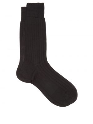 Шелковые носки Pantherella черные