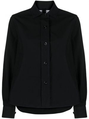 Bavlnená košeľa Margaret Howell čierna