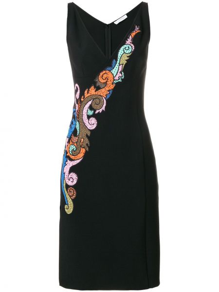 Сукня з вишивкою Versace Collection, чорне