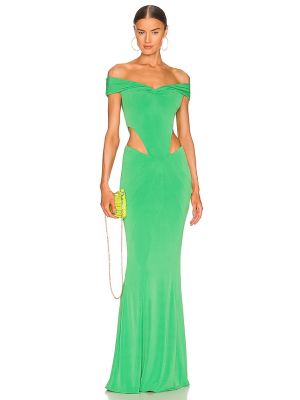 Robe longue Retrofete vert