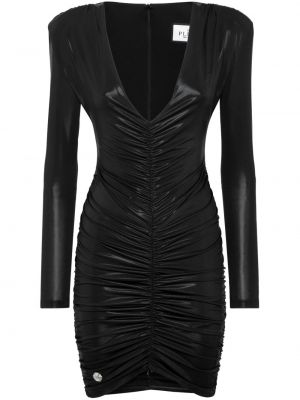 Коктейлна рокля Philipp Plein черно