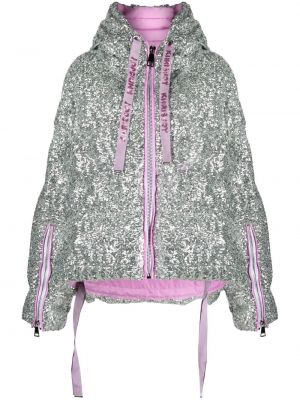 Khrisjoy Puff Khris Iconic sequinned jacket - Argent