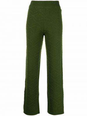 Кашмирени прав панталон Barrie зелено