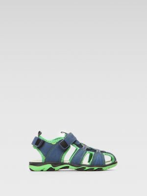 Kožené sandály z imitace kůže Sprandi zelené