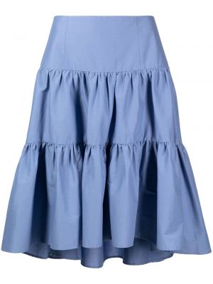 Midi sukňa B+ab modrá