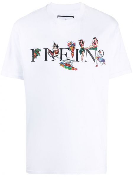 T-shirt Philipp Plein vit