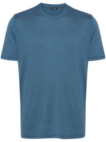 Rund hals t-shirt Kiton blå