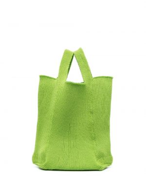 Pletena nakupovalna torba A. Roege Hove zelena