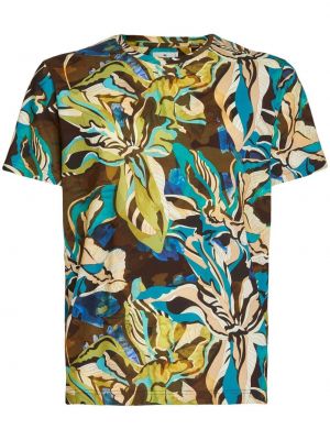 Blommig t-shirt Etro brun