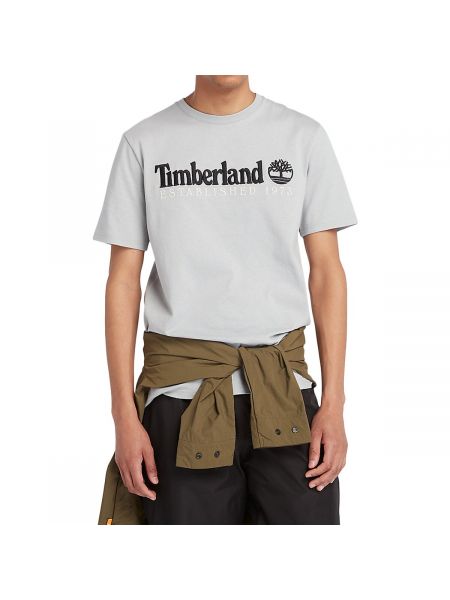 Tričko s krátkými rukávy Timberland šedé