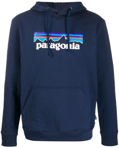 Sudadera con capucha Patagonia azul