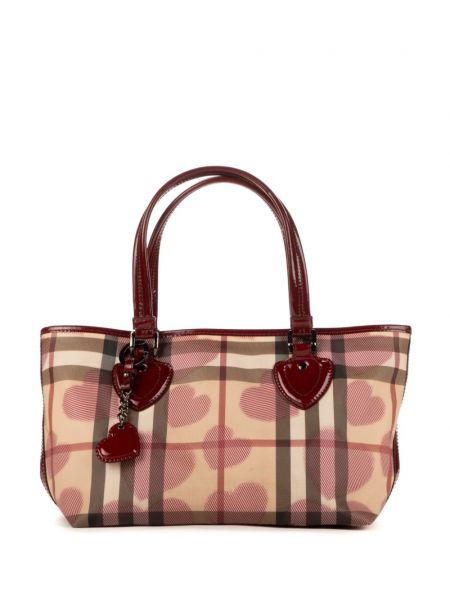 Τσάντα shopper με μοτίβο καρδιά Burberry Pre-owned