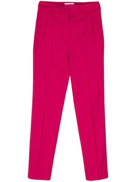 Saténové kalhoty Pt Torino růžové