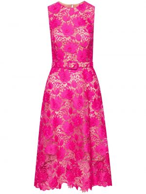 Midi haljina Oscar De La Renta ružičasta