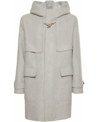 Кашмирено палто с качулка Agnona