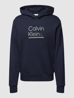 Bluza z kapturem z nadrukiem Ck Calvin Klein