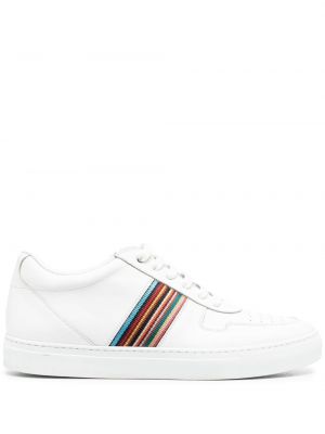 Sneakers a righe Paul Smith bianco