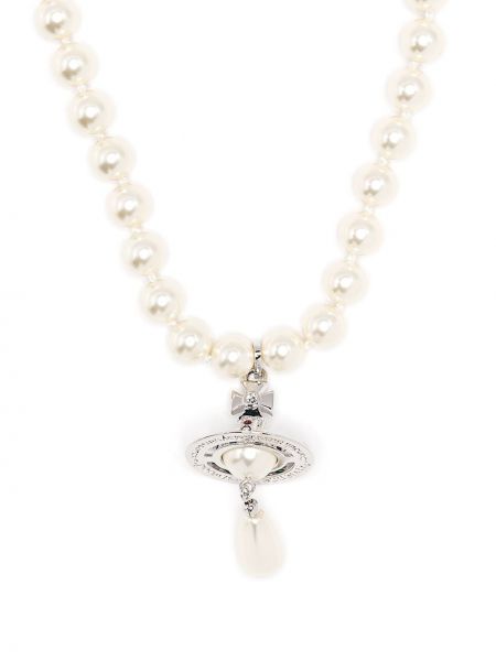 Ожерелье с жемчугом Vivienne Westwood, белое