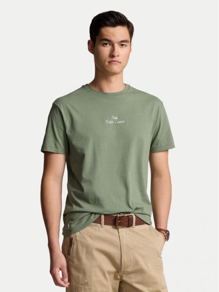 Klasikinio marškinėliai Polo Ralph Lauren žalia