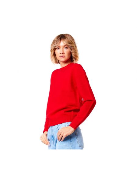 Jersey de tela jersey de cuello redondo Mc2 Saint Barth rojo