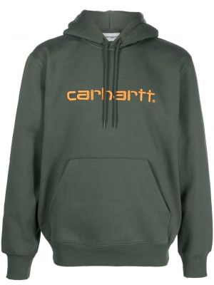 Brodert hettegenser Carhartt Wip grønn