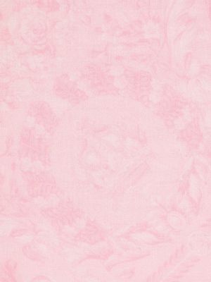 Šál s potiskem Versace růžový