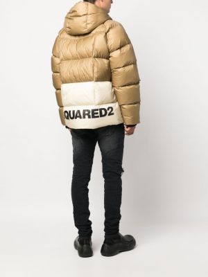 Dūnu jaka ar kapuci ar apdruku Dsquared2