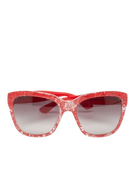 Okulary przeciwsłoneczne Dolce & Gabbana Pre-owned czerwone
