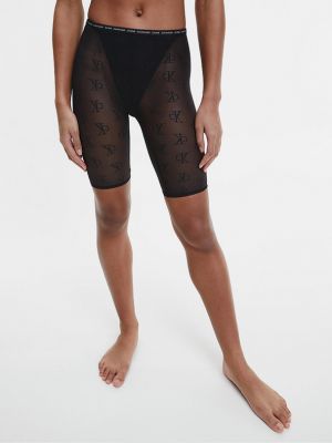 Poliészter pamut rövidnadrág Calvin Klein Underwear - fekete
