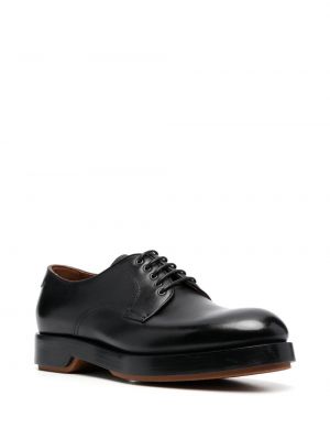 Chaussures oxford en cuir Zegna noir