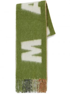 Schal mit stickerei Marni grün