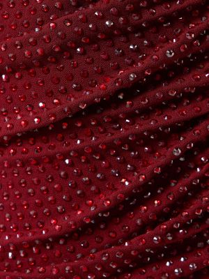 Drapované mini šaty jersey Alexandre Vauthier červené