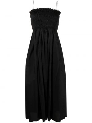 Bavlnené midi šaty Matteau čierna