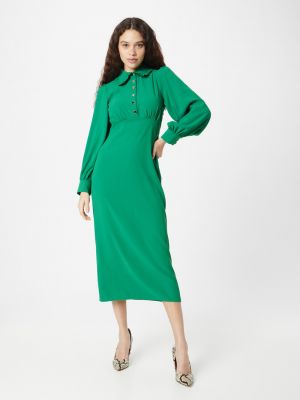 Платье-рубашка Oasis зеленое
