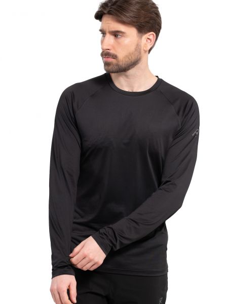 Marškinėliai ilgomis rankovėmis Rukka juoda